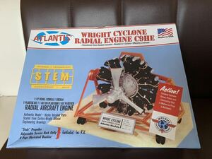  Atlantis 1/12 airplane engine Wright Cyclone C9HE Aircraft Engine( inspection ) abroad plastic model rare article plastic model rare plastic model 