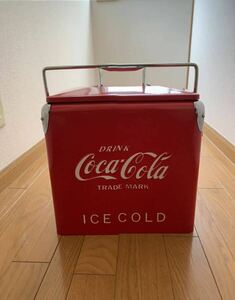  retro style Coca Cola cooler-box ( осмотр )Coca-Cola уличный fif чай z блокировка n roll 50s american graffiti -