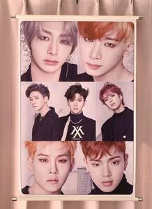 mon start X MONSTA X. tapestry ( wall hung type chemistry fiber made poster ) K-POP idol 