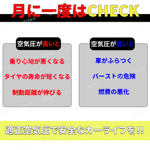 エアーゲージ エアチャック 空気入れ 空気圧 車 自動車 バイク タイヤ エアーコンプレッサー 加圧 減圧 測定 調整 エアー抜き 点検の画像2