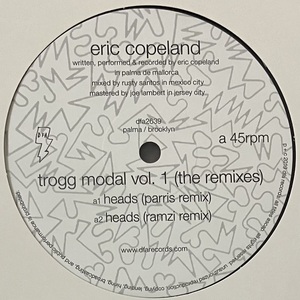 [ 12 / レコード ] Eric Copeland / Trogg Modal Vol. 1 (The Remixes) ( Experimental ) DFA - dfa2639 Black Dice エクスペリメンタル