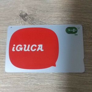 無記名IGUCA(地域連携Suica・チャージ残高０円) 