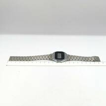 ○C12-5 CASIO/カシオ アラームクロノ デジタル文字盤 メンズ クォーツ 腕時計 A158W 稼働品_画像5