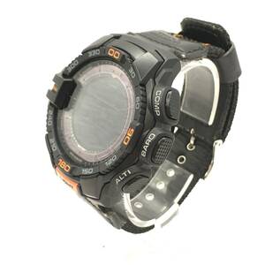 ○F12-99 CASIO/カシオ PRO TREK プロトレック デジタル文字盤 メンズ クォーツ 腕時計 PRG-270Ｂ 稼働品