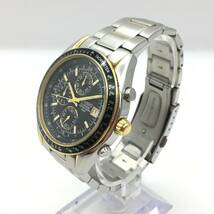 ○I12-317 CASIO/カシオ EDIFICE エディフィス 3針 Date デイト メンズ クォーツ 腕時計 EF-503 _画像1