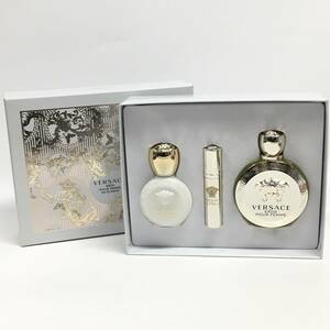 Q242-146【残量たっぷり】VERSACE 香水 セット EROS POUR FEMME Eau de Parfum 100ml ボディーローション　オードパルファム パルファン