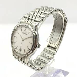 ○K12-292 SEIKO/セイコー CREDOR クレドール 3針 Date デイト メンズ クォーツ 腕時計 9572-6000 