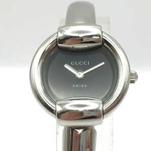 ○N12-34 GUCCI/グッチ 2針 レディース クォーツ 腕時計 1400Lの画像3