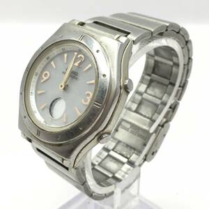 ○P12-165 CASIO/カシオ Wave Ceptor デジアナ文字盤 レディース 電波ソーラー 腕時計 LWA-M141 不動ジャンク品