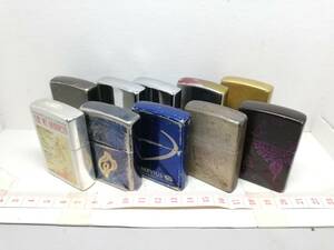 E241-64　ZIPPO/ジッポー　オイルライター　MEVIUS/ファイア/ああっ女神さまっ他　10点まとめ【中古品】