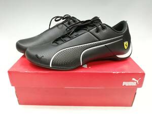 F241-37【未使用品】PUMA/プーマ　ドライビングシューズ　フェラーリSFフューチャーキャットウルトラ　26.5㎝/ブラック