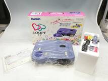 O242-80【未使用品】CASIO/カシオ　シールメーカー　LOOPY/ルーピー マイシールコンピューター　SV-100_画像1