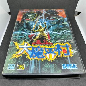 【中古：送料無料】箱説明書付 メガドライブソフト 大魔界村 SEGA MD 