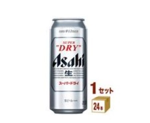 アサヒ　スーパードライ　500ml×6本入　4パック(1ケース／計24本)