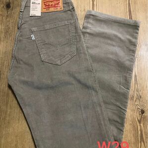 新品タグ付/LEVI’S/リーバイス/505レギュラー/ストレッチ コーデュロイパンツ/W29