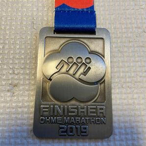 2019年　青梅マラソン　フィニッシャーメダル