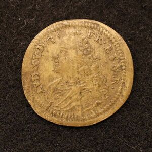 フランス ルイ15世時代 銅貨（1710-1774）トークン[E3892]コイン