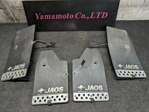 ★1000円スタート★ジムニー JB23W JAOS ジャオス マッドガード マッドフラップ 泥除け カスタム ブラック JIMNY_画像1