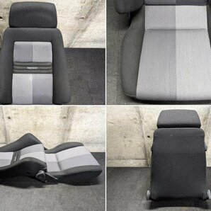 RECARO レカロ Lモデュラー シリーズ Serie L-Modular 両側ダイヤル 汎用 旧車 ブラックxグレー シートレール欠品の画像3