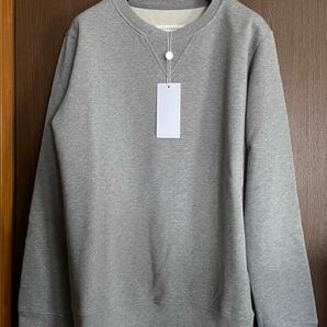 48新品 メゾンマルジェラ クラシック レギュラー スウェット シャツ 22SS size 48 M 長袖 トレーナー Maison Margiela 10メンズ グレー