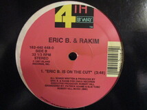 Eric B. & Rakim ： I Ain't No Joke 12'' c/w Eric B. Is On The Cut (( 落札5点で送料当方負担_画像2