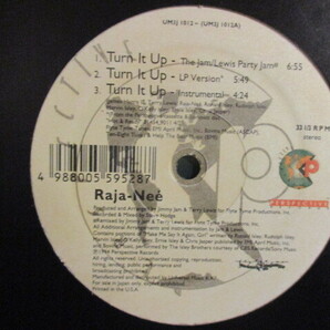 Raja-Nee ： Turn It Up 12'' (( The Jam/Lewis Party Jam / LP Version / Salaam's Remix / Tha Arsenal Remix / RajaNee Raja Neeの画像3