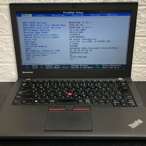 1円～ ■ジャンク LENOVO ThinkPad X250 / 第5世代 / Core i5 5200U 2.20GHz / メモリ 4GB / HDD 500GB / 12.5型 / OS無し / BIOS起動可の画像1