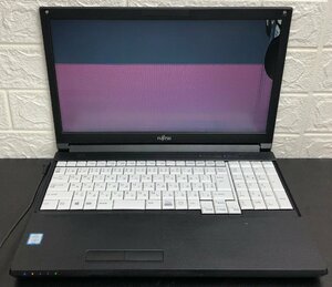 1円～ ■ジャンク 富士通 LIFEBOOK A579/B / 第8世代 / Core i5 8265U 1.60GHZ / メモリ 4GB / HDD 500GB / 15.6型 / OS無し / BIOS起動可