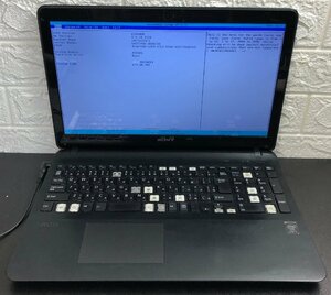 ■ジャンク SONY VAIO Fit 15E / Core i3 4005U 1.70GHz / メモリ 4GB / ストレージ欠品 / DVD / 15.5型 / OS無し / BIOS起動可