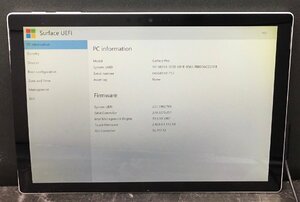 1円～ ■ジャンク Microsoft SURFACE PRO 5 / Core i5 7300U 2.60GHz / メモリ 8GB / SSD 256GB / 12.3型 / OS無し / BIOS起動可