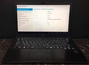 1円～ ■ジャンク SONY VAIO Pro 13 / 第5世代 / Core i5 5200U 2.20GHz / メモリ 4GB / SSD 128GB / 13.3型 / OS無し / BIOS起動可