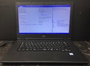 1円～ ■ジャンク NEC VersaPro VKT16/X-5 / Core i5 8265U 1.60GHz / メモリ 8GB / HDD 500GB / DVD / 15.6型 / OS無し / BIOS起動可