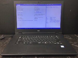 1円～ ■ジャンク NEC VersaPro VKT16/X-5 / Core i5 8265U 1.60GHz / メモリ 8GB / HDD 500GB / DVD / 15.6型 / OS無し / BIOS起動可