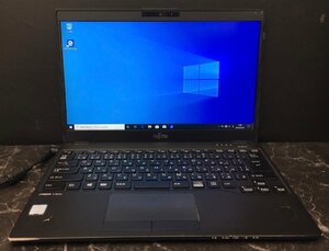 1円～ ■ジャンク 富士通 LIFEBOOK U939/BX / 第8世代 / Core i5 8265U 1.60GHz / メモリ 8GB / SSD 256GB / 13.3型 / OS有り / BIOS起動可