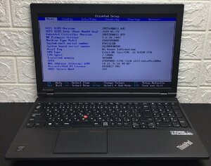 1円～■ジャンク LENOVO THINK PAD L540 / Core i5 4200M 2.50GHz / メモリ 4GB / HDD 500GB / DVD / 15.6型 / OS無し / BIOS起動可