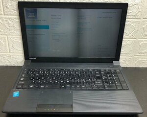 1円～ ■ジャンク dynabook Satellite B554/M / Core i3 4100M 2.50GHz / メモリ 4GB / HDD 320GB / DVD / 15.6型 / OS無し/ BIOS起動可