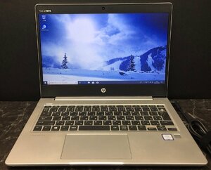 1円～ ■ジャンク HP PROBOOK 430 G6 / 第8世代 / Core i3 8145U 2.10GHz / メモリ 4GB / SSD 128GB / 13.3型 / OS有り / BIOS起動可