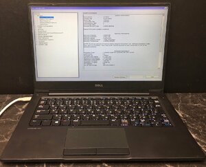 1円～ ■ジャンク DELL LATITUDE 7370 / Core ｍ5 6Y57 1.10GHz / メモリ 8GB / ストレージ無し / 13.3型 / OS無し / BIOS起動可