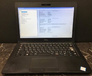 1円～ ■ジャンク DELL LATITUDE 5290 / 第8世代 / Core i5 8250U 1.60GHz / メモリ 16GB / SSD 256GB / 12.5型 / OS無し / BIOS可