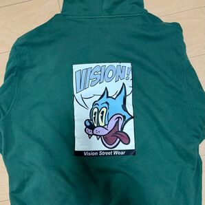 限定値下げ。vision street wear パーカー グリーン