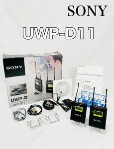 ☆美品☆UWP-D11 SONY ワイヤレスピンマイク　ソニー