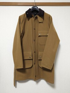 Barbour バブアー 国内正規☆MWO0220BE51/1702299 SOLWAY ZIPPER SL ソルウェイジッパーSL ウール コート 38 ベージュ メンズ