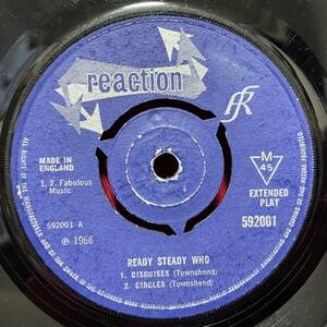 ◆1円開始!◆UKorg7”EP!◆THE WHO◆READY STEADY WHO◆