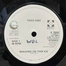 ◆1円開始!◆UKorg7”s!◆YOKO ONO◆WALKING ON THIN ICE◆_画像4