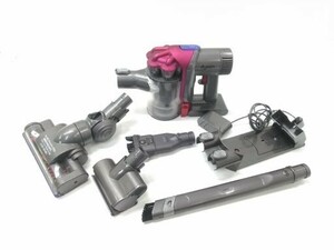 ○動作品 Dyson ダイソン DC35 コードレスクリーナー サイクロン掃除機 充電器 ミニタービン ブラケット ツール付き B-347 @100 ○