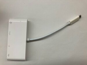 2462-O*ELECOM Elecom USB Type-C connection do King station (PD correspondence )*DST-C03WH* used present condition delivery * postage 185 jpy ( click post )