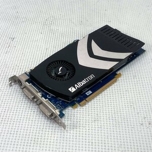 中古グラフィックカード 動作確認済 WinXP～Win10 LINUX ★ Albatron NVIDIA GeForce 9600 GT GDDR3 512MB 256bit DVI/VIDEO #2361-K