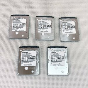 HDD 320GB 2.5インチ 7mm 回転数5400rpm SATA接続 5個セット ★ TOSHIBA 東芝 MQ01ABF032 使用時間2万時間前後 #2450-K