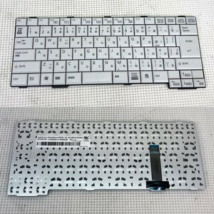 【中古】ノート用キーボード 日本語配列 白 交換用 ★ 富士通 CP442323-01 MP-09K30J03D853 30pin 297mm×111mm #2506-K