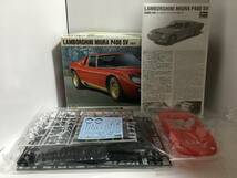 ハセガワ　ランボルギーニ ミウラ P400 SV （1971）1/24 プラモデル　未組立_画像2